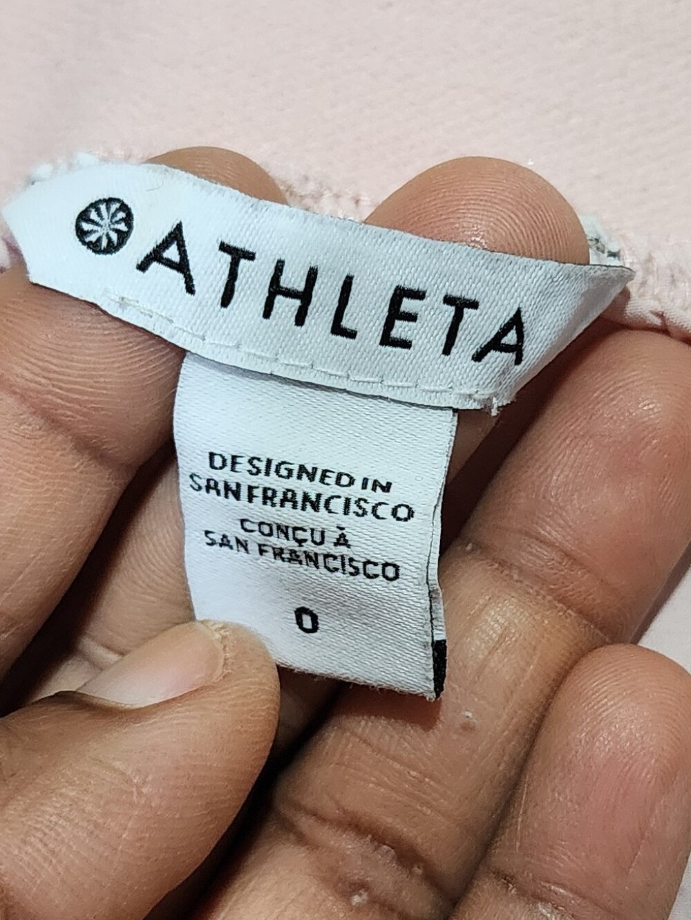 Athleta Pale Pink Cargo Wide-Leg Pants Size 0 - Picture 8 of 14